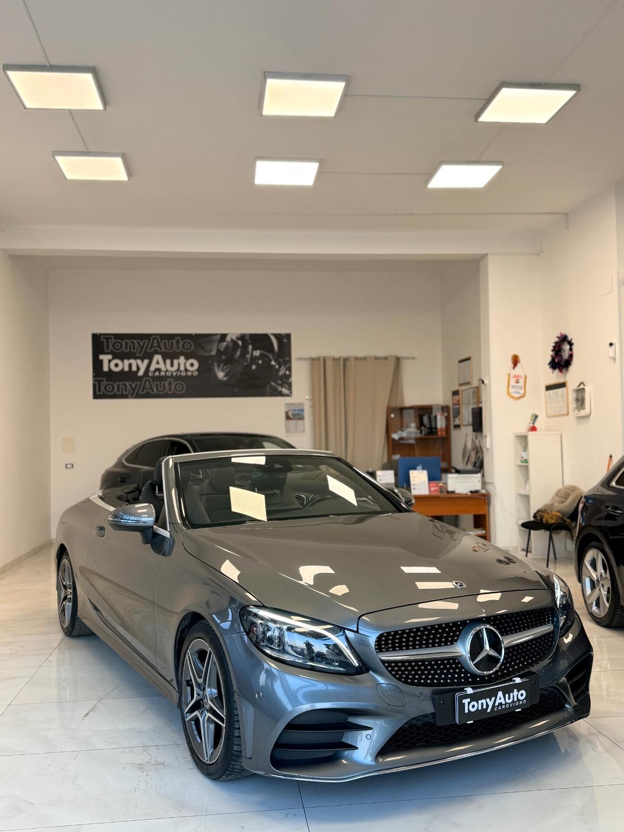 Mercedes-benz C 220 d AutoCABRIO Premium Plus automatica con LUCI SOFFUSE,VIRTUAL COCKPIT,TELECAMERA,APPLE CARPLAY,NAVI