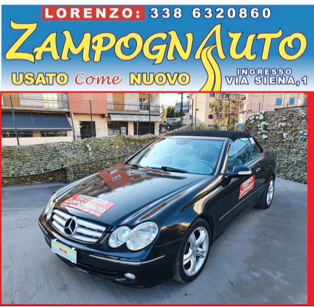 Mercedes-benz CLK 240 CABRIO GPL BIFUEL BOLLO 89EURO Avantgarde ZAMPOGNAUTO CT