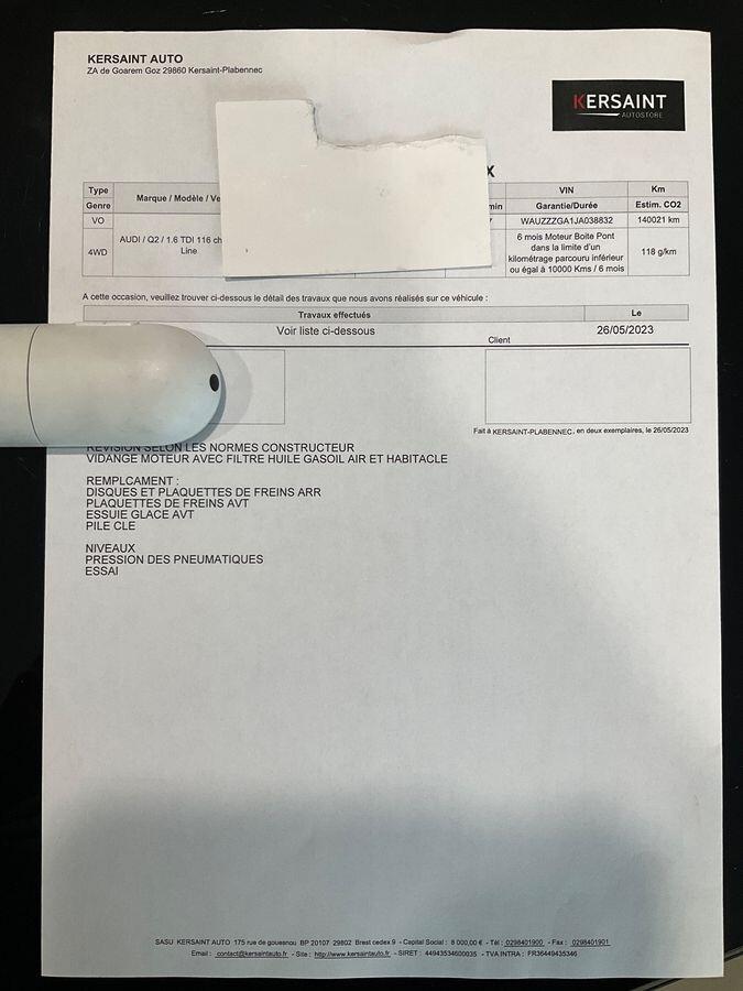 Audi Q2 1.6 TDI SLINE manuale