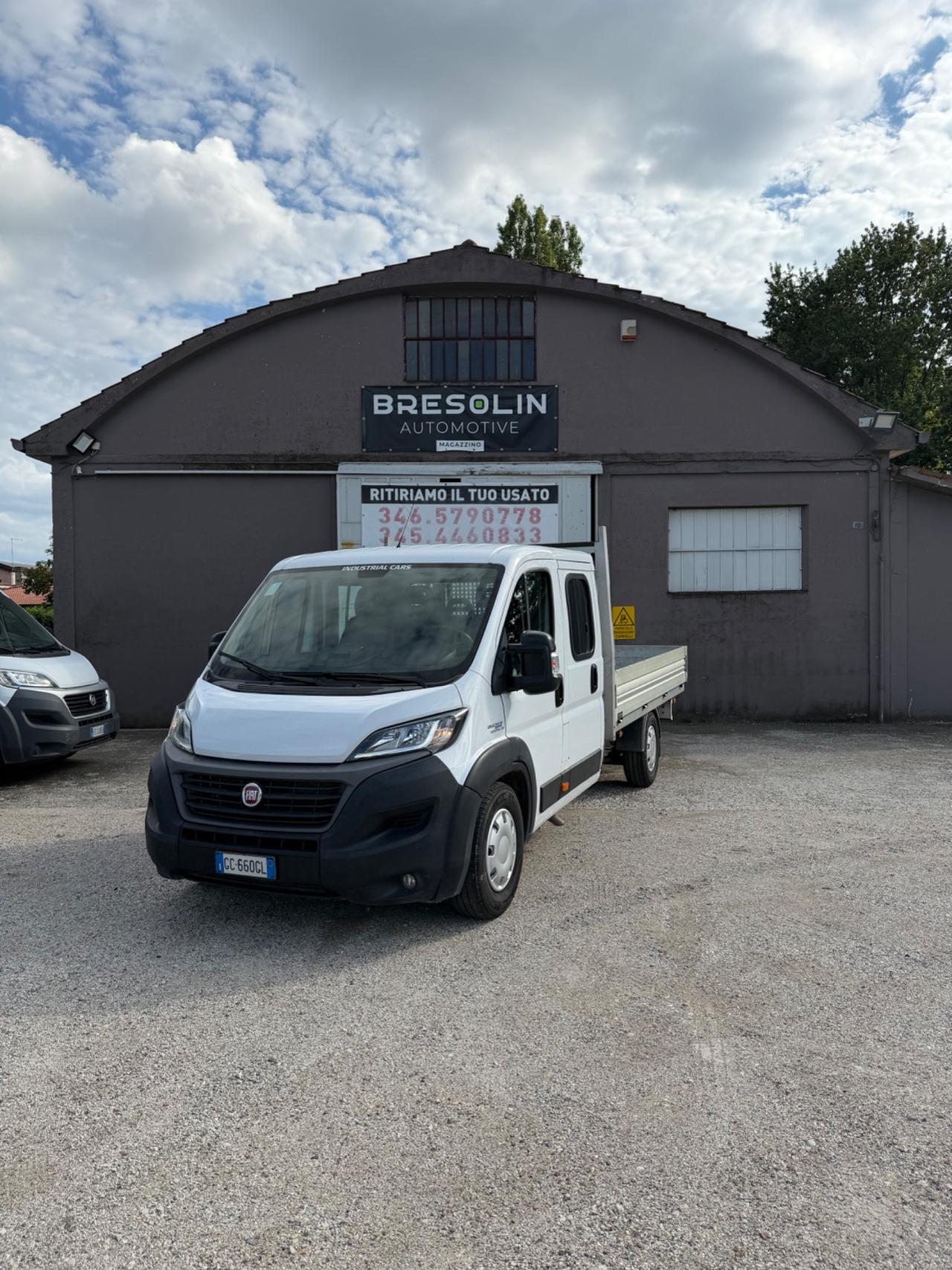 Fiat ducato 7 posti doppia cabina cassone fisso