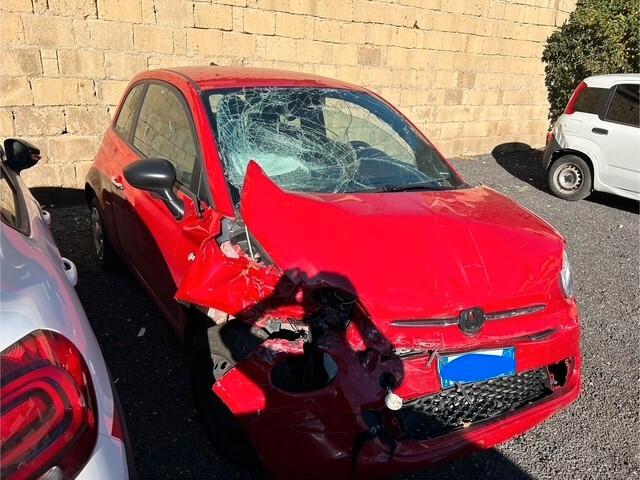Fiat 500 1.0 Hybrid incidentata