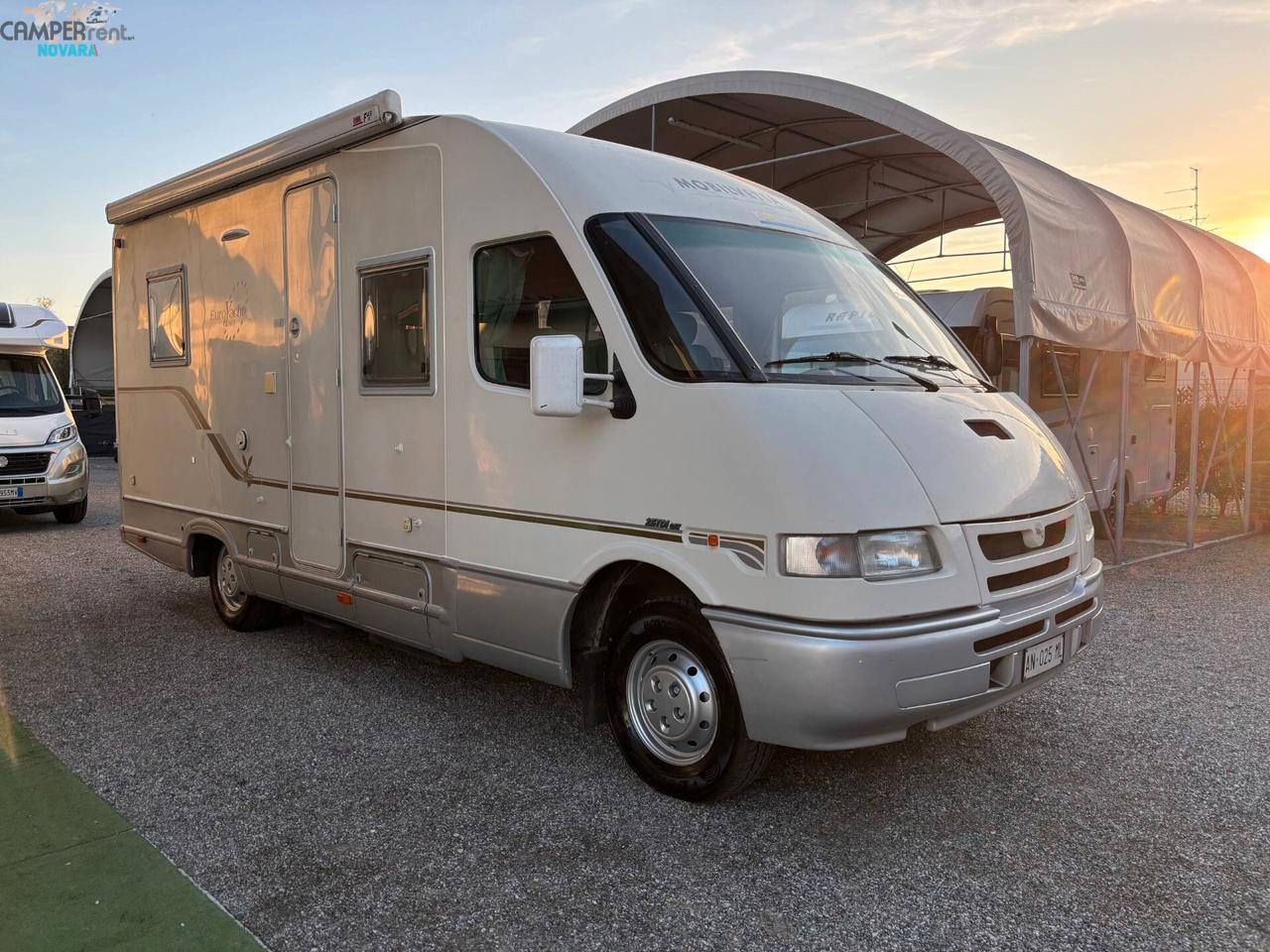 MOBILVETTA EURO YACHT 140 - motorhome con letto alla francese in coda