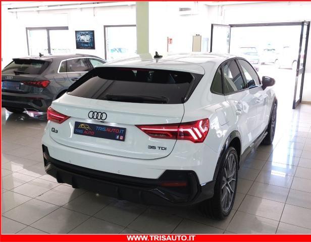 AUDI Q3 SPB 35 2.0 TDI Identity Black S-Line IVATA (Virtual+Full led+Pelle)