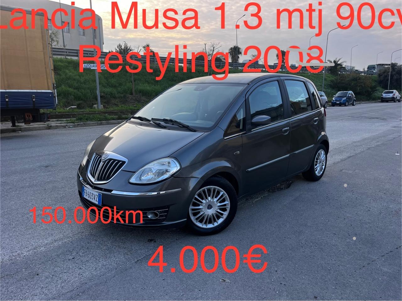Lancia Musa 1.3 Mtj 90cv Restilyng 2008 PERMUTA