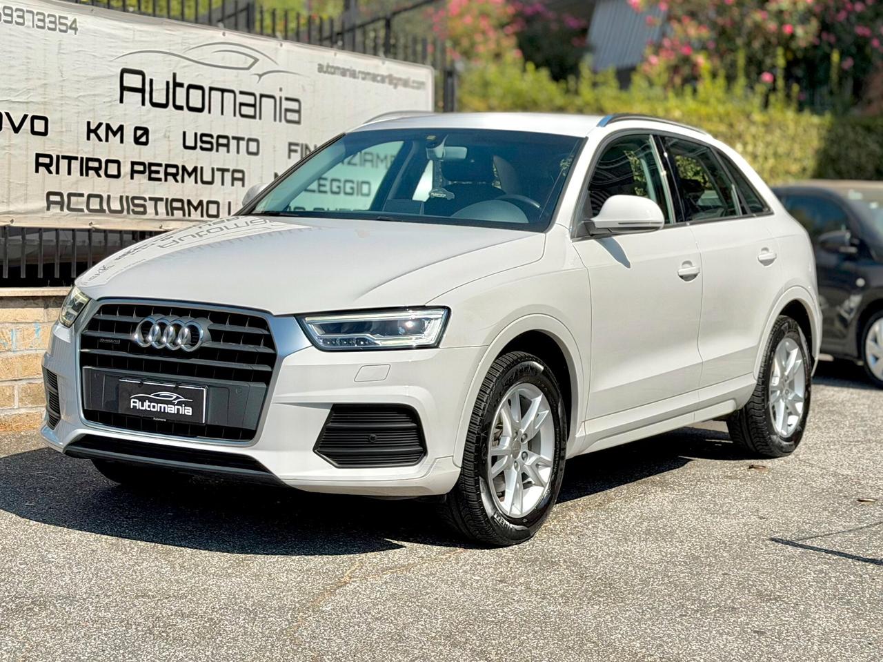 Audi Q3 2.0 TDI 150 CV Quattro S-tronic UNIPRO\LED\GARANZIA\KMCERTFICATI