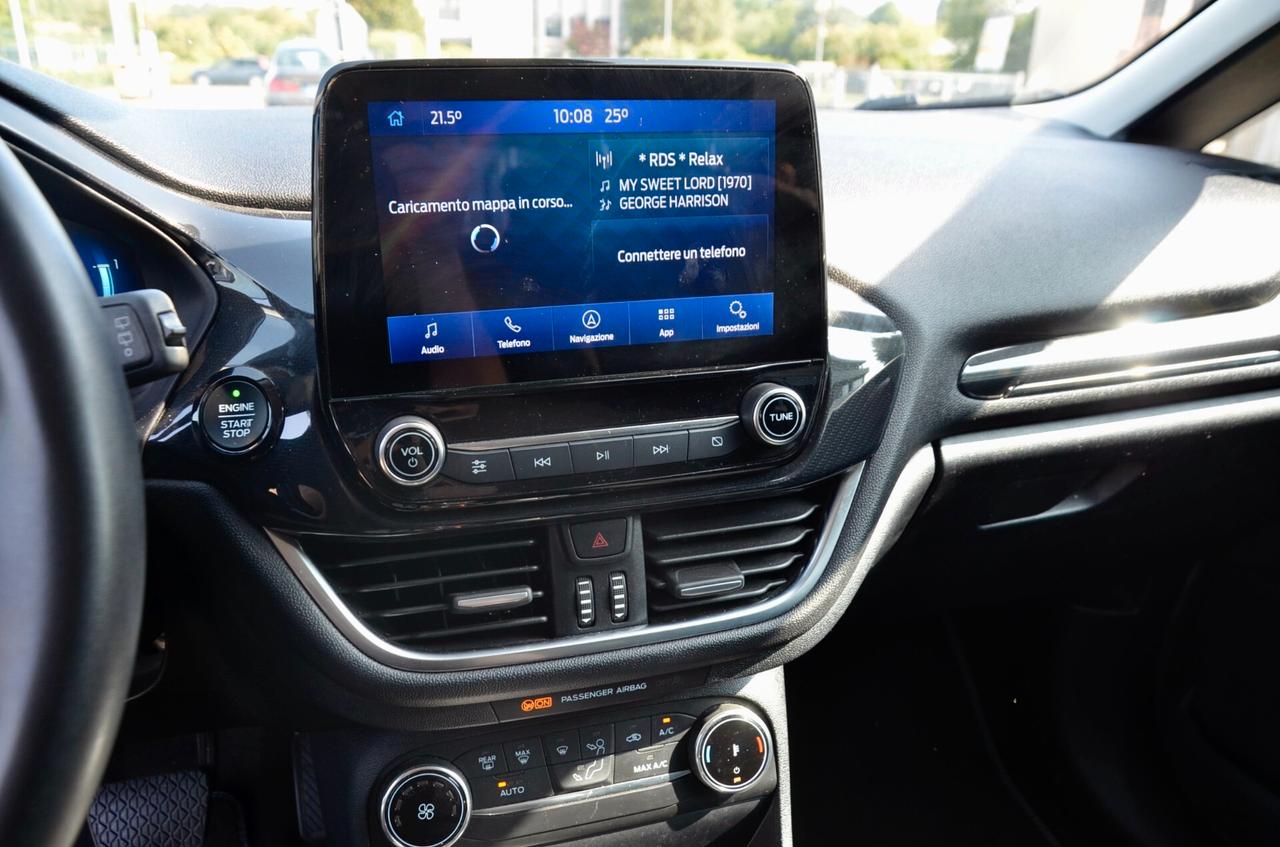 FORD FIESTA 5p. ACTIVE 1.0 ECOBOOST MILD HYBRID 125cv AUTO, UNICOPROPRIETARIO, EURO 6D, UFF ITALIANA, SERVICE FORD, RETROCAMERA, APPLE ANDROID, PERMUTE