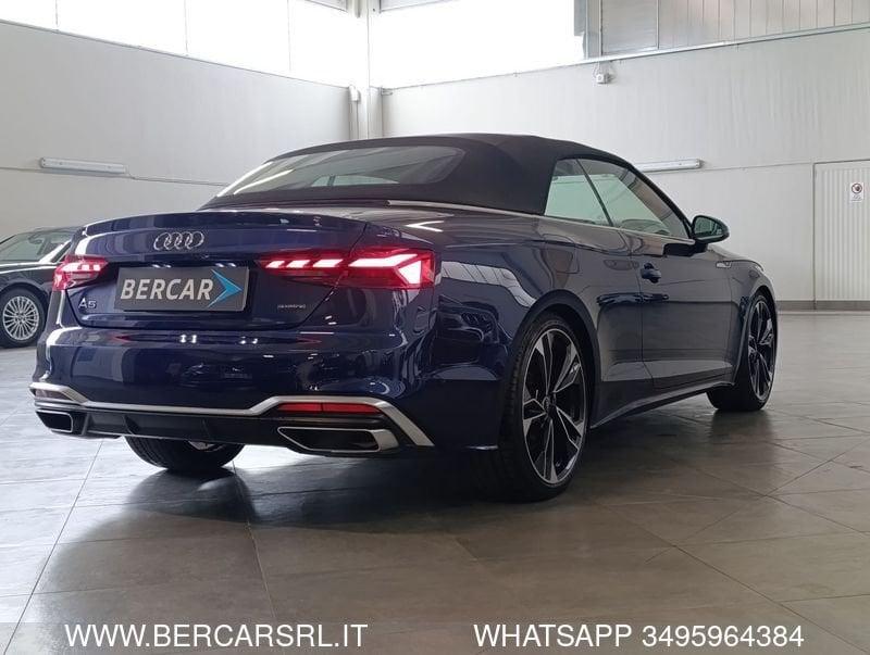 Audi A5 A5 Cabrio 45 TFSI quattro S tronic S line edition*VIRTUAL COCKPIT*TELECAMERA POST*CLIMATRONIC*