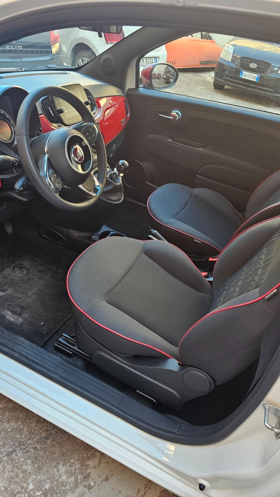 Fiat 500 1.0 Hybrid Red 09/2023