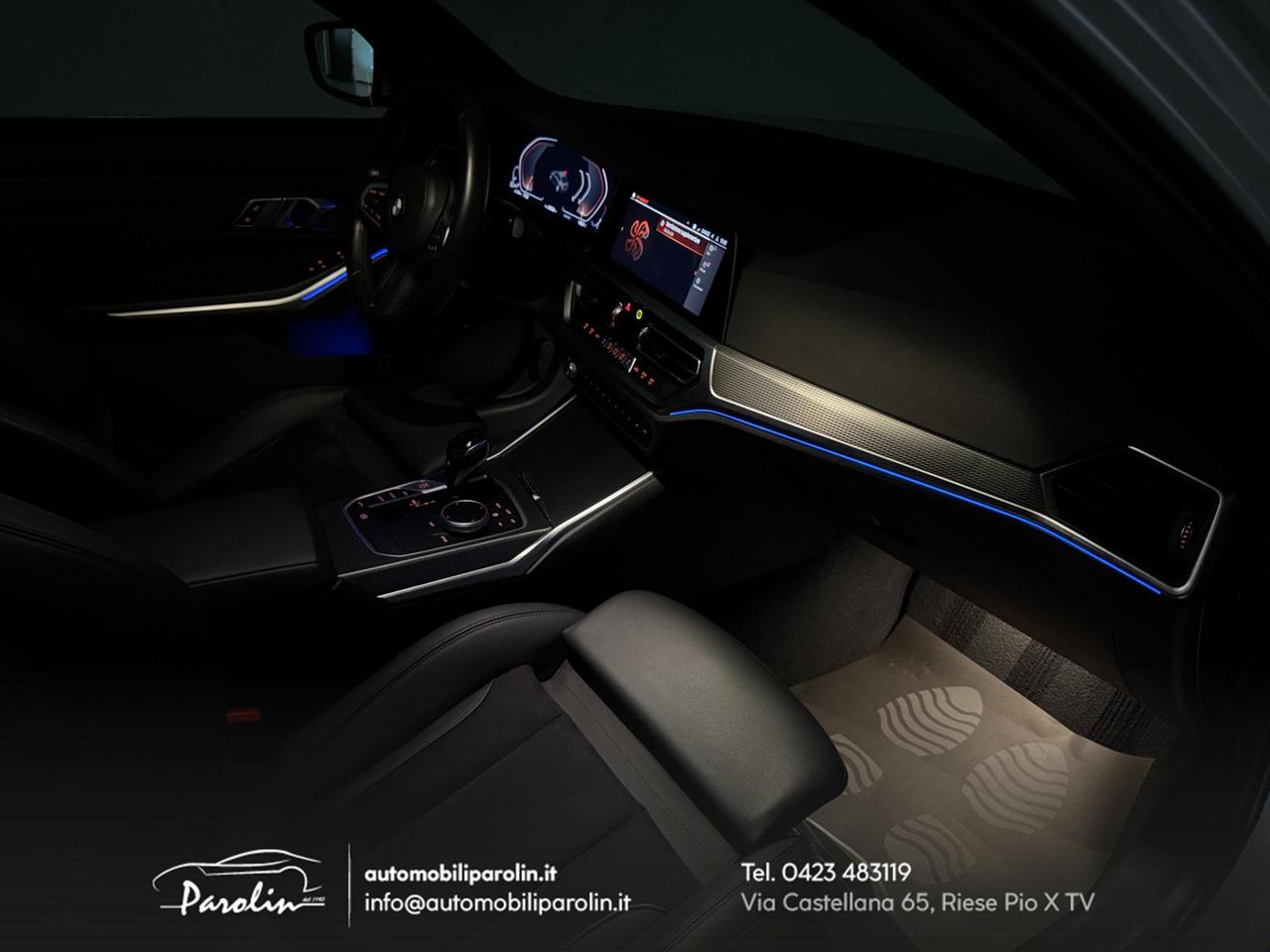 BMW Serie 3 Berlina 318d 48V Msport auto LED-CarPlay-Telecamera