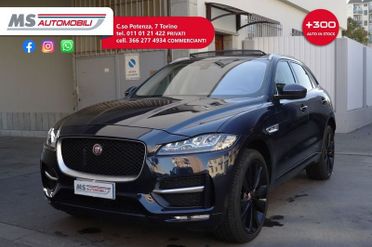 Jaguar F-Pace 3.0d V6 300 CV AWD R-Sport Tetto Panorama HeadUpDisplay Unicoproprietario