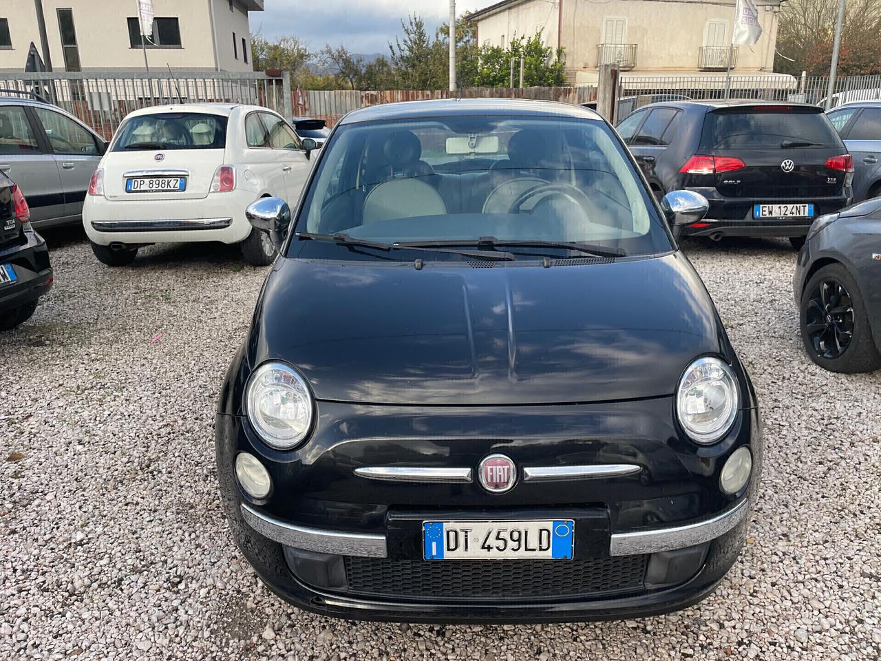 Fiat 500 1.2 BENZINA nero met. TAGLIANDO COMPLETO