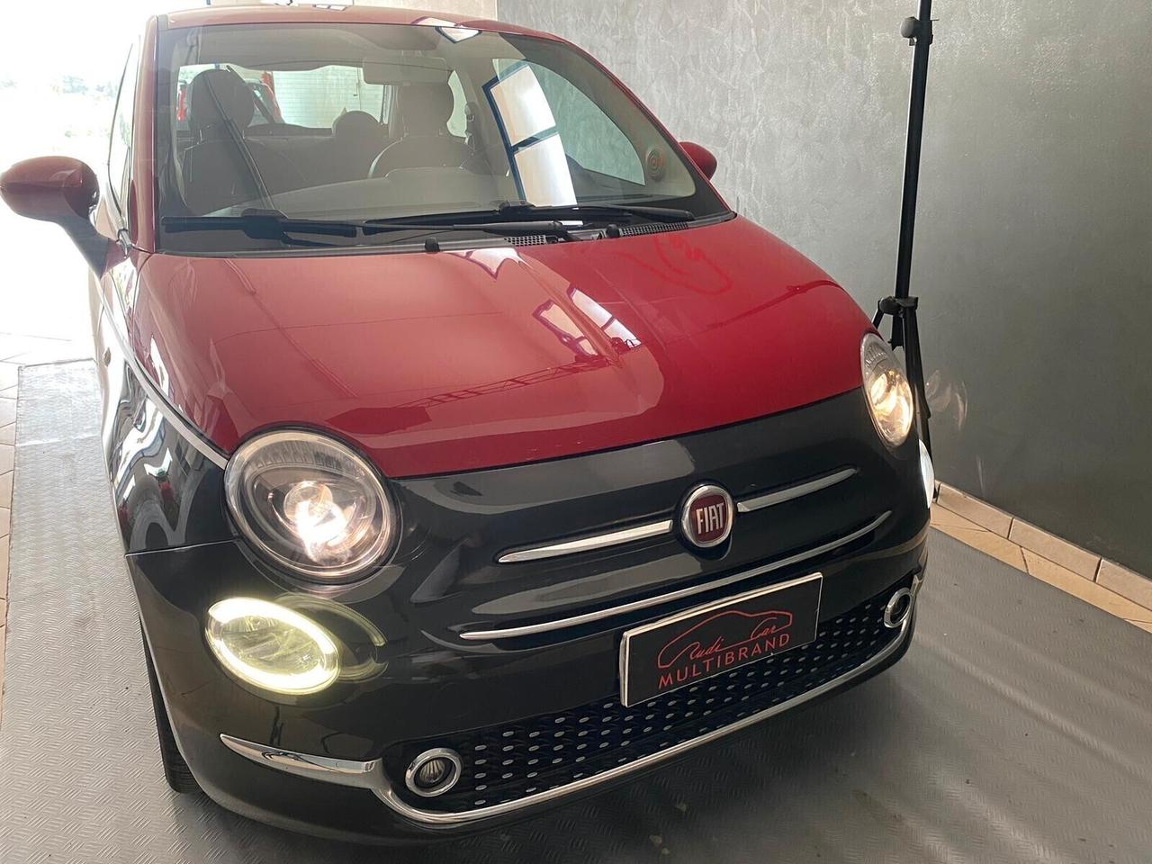 Fiat 500 1.2 Lounge With Black /Red