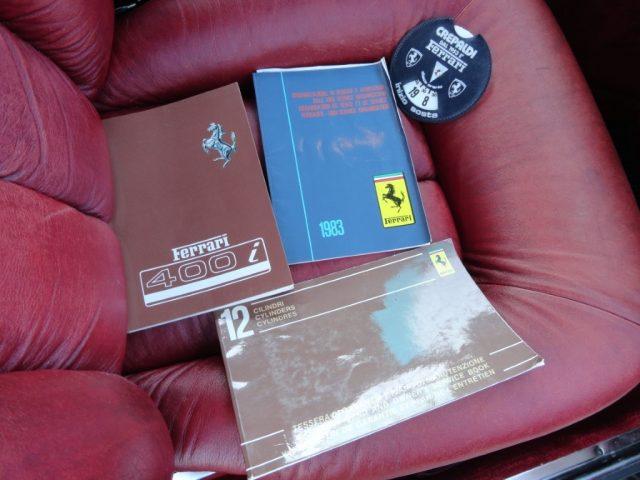 FERRARI 400 i *TARGHE E DOCUMENTI ORIGINALI* *UNIPROPRIETARIO*