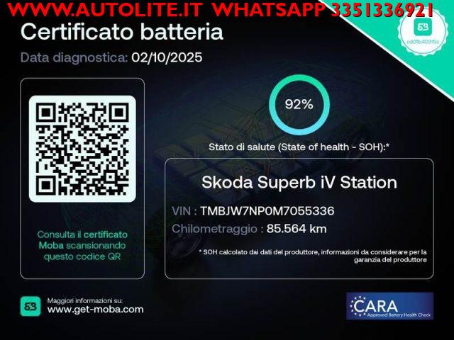 SKODA Superb 1.4 TSI Plug-In Hybrid DSG Wagon Style