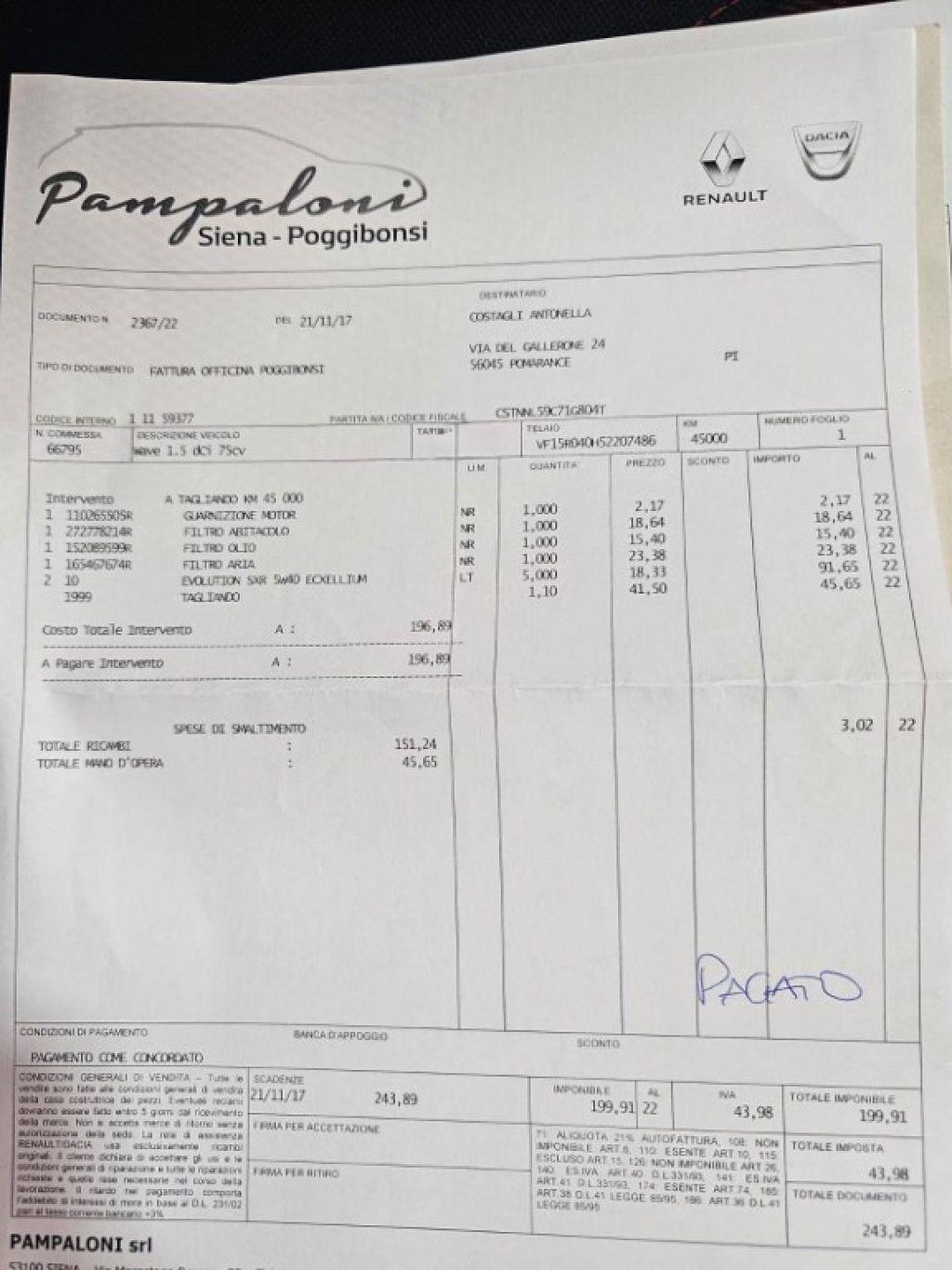 Renault Clio 1.5 dCi 8V 75CV 5 porte Wave