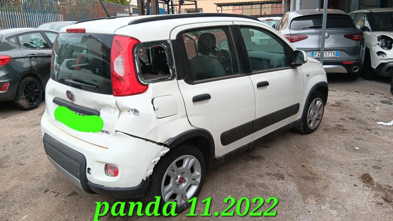 Fiat panda incidentata sinistrata mondialcars km 6.000