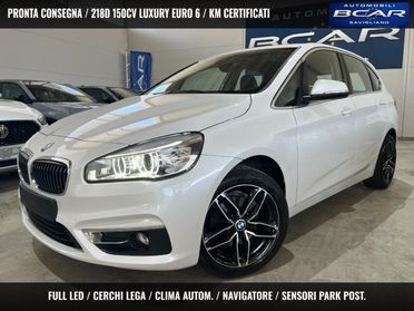 BMW 218 d Active Tourer Luxury NAVIG./FULL LED/KM CERTIF.