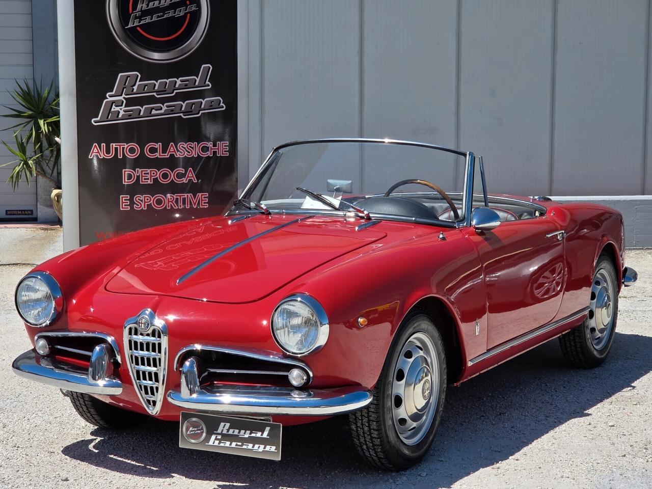 ALFA ROMEO GIULIETTA SPIDER 1.3 2° S. -ASI TARGA ORO -
