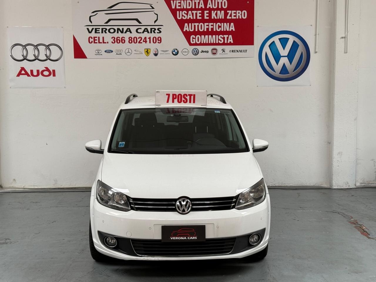 Volkswagen Touran 1.6 TDI 7posti con gancio traino