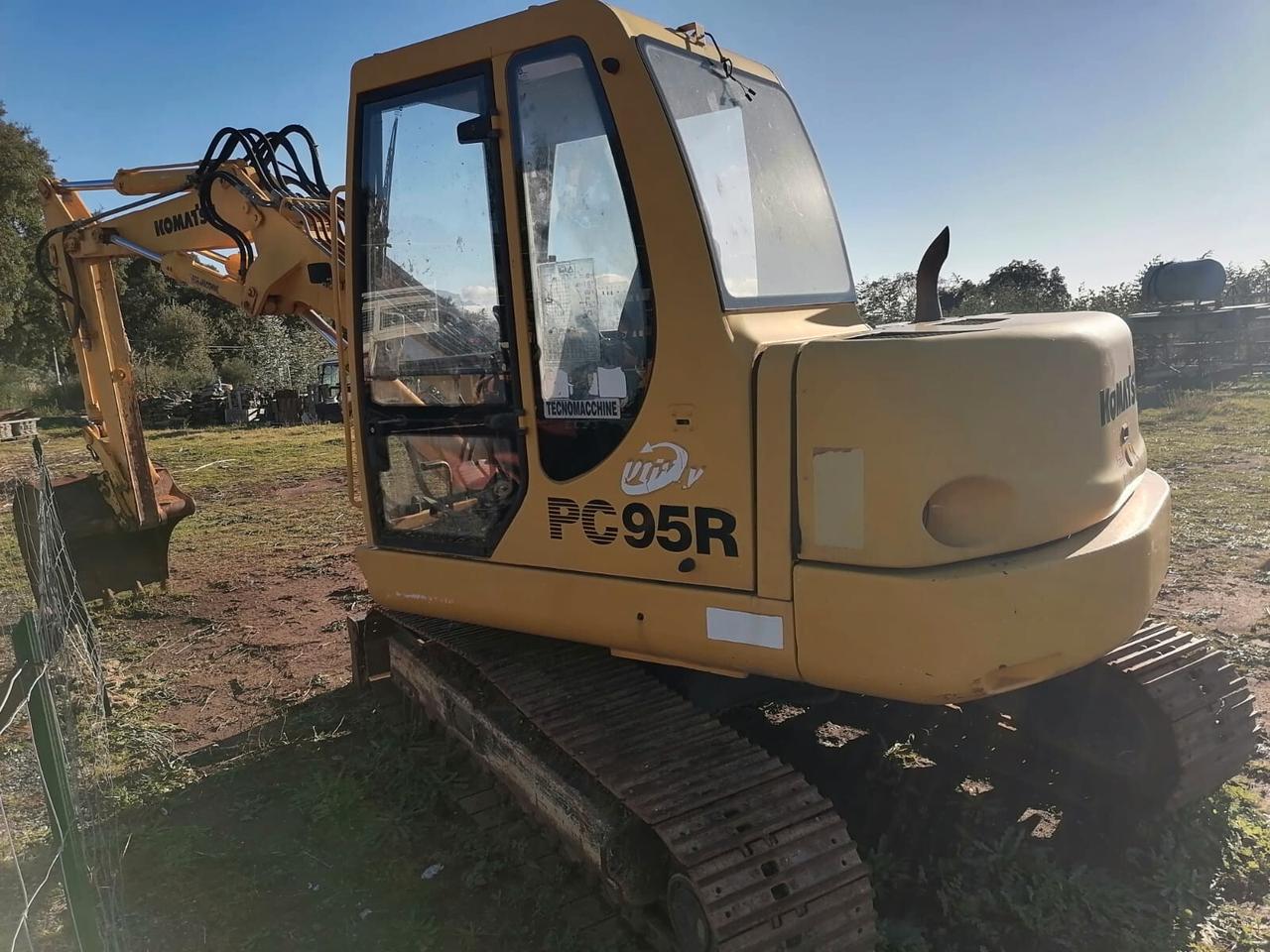 Escavatore Usato Komatsu PC95 Utility (91 Quintali)