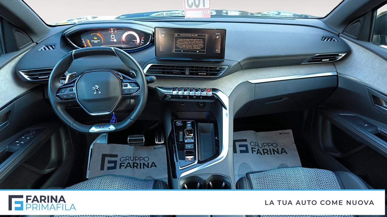 PEUGEOT 3008 II 2021 - 3008 1.5 bluehdi GT s&s 130cv eat8