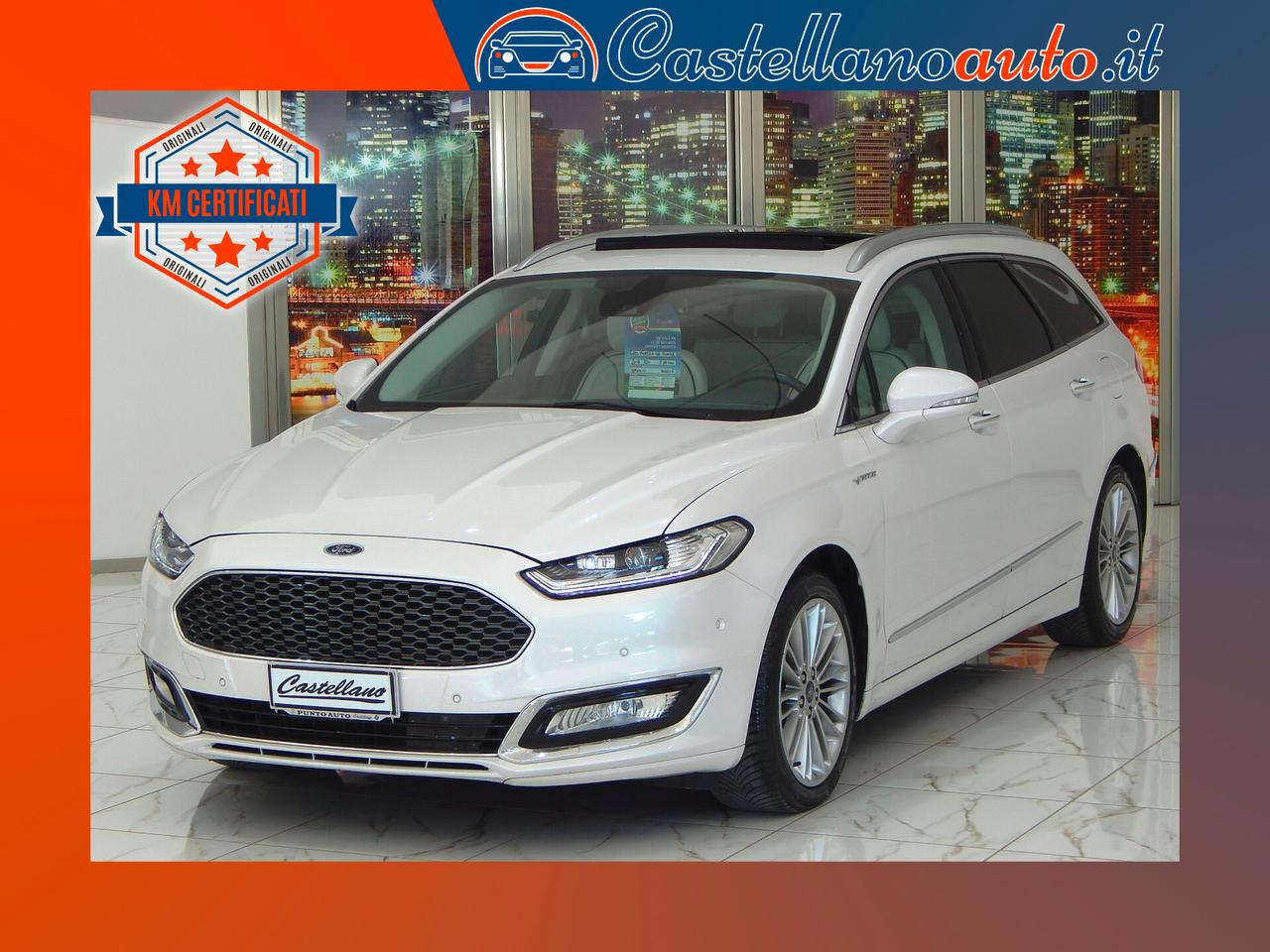 Ford Mondeo SW 2.0 TDCI Vignale 180CV TETTO-NAVI-PELLE-PARK-LED