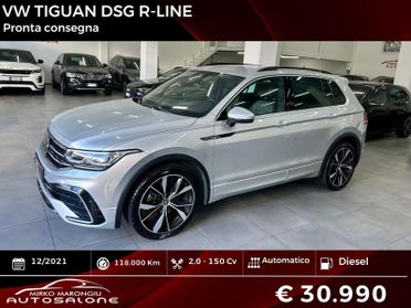 VW Tiguan 2.0 150 CV DSG R-Line FINANZIABILE