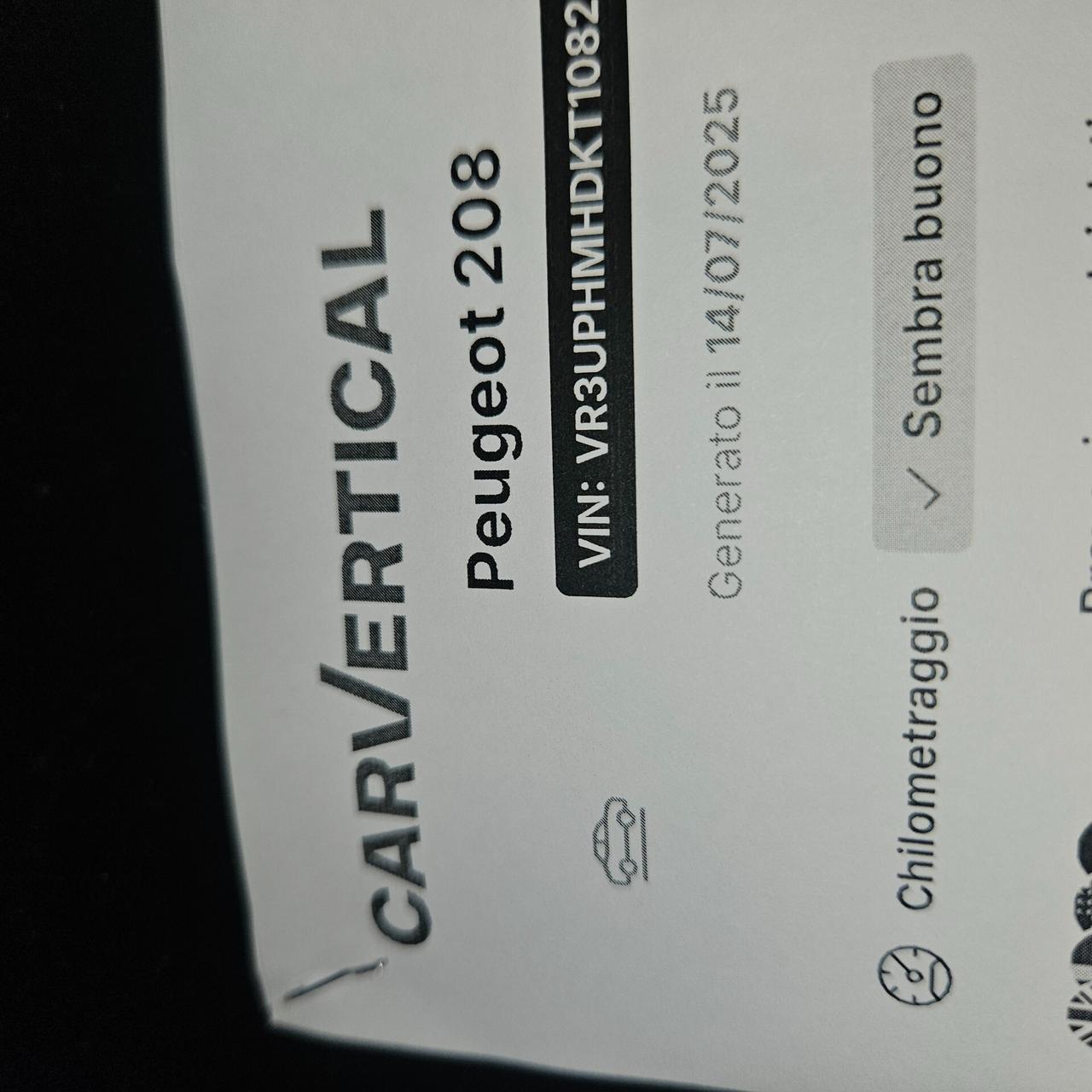 Peugeot 208 1.2 53000km Unipro da 99€ mese