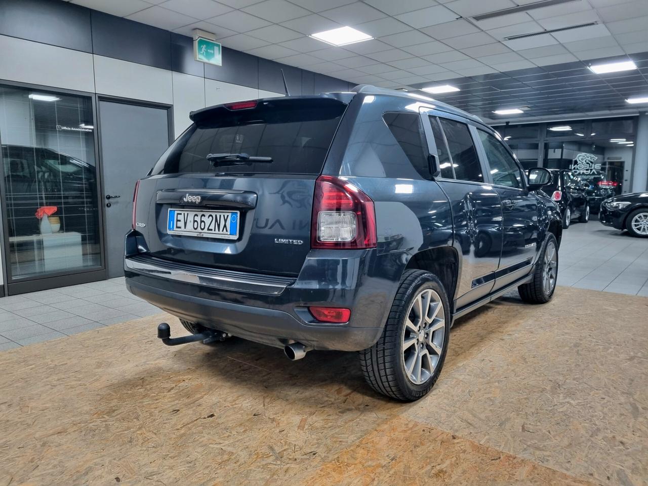 JEEP COMPASS 2.2 CRD 163CV LIMITED 4WD GANCIO TRAINO