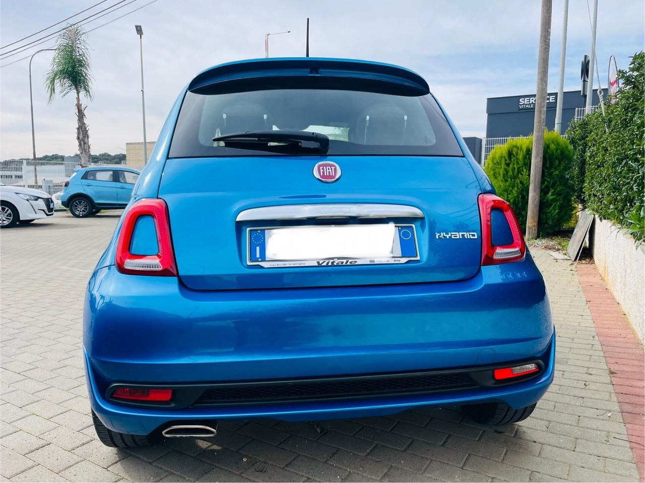 Fiat 500 30000km 1.0 Hybrid Connect-sport led-navigatore-cielo nero