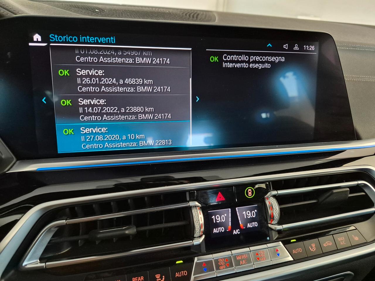 BMW X5 XDRIVE 45E MSPORT LASER PELLE TETTO SOSPENSIONI PNEUMATICHE FRENI M BLU C.21" ADAS 1 PROPRIETARIO