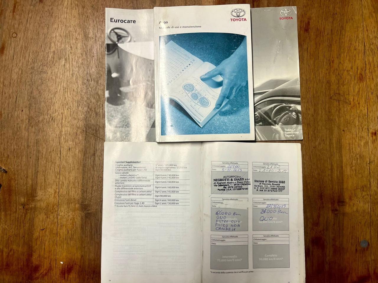 Toyota Aygo 1.0benz 2011 141.000km perfetta per neopatentati