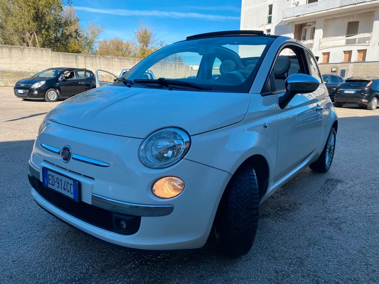 Fiat 500 1.2 Lounge 69cv cabrio full nuova 2010