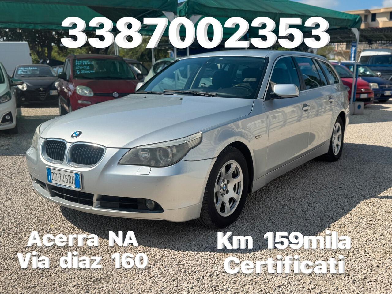 Bmw 520 520d Touring SW 1 prop. km certificati in fattura 2006 pari al nuovo