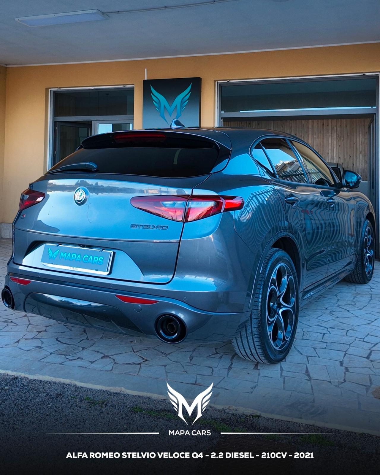 Alfa Romeo Stelvio 2.2 Turbodiesel 210 CV AT8 Q4 Veloce