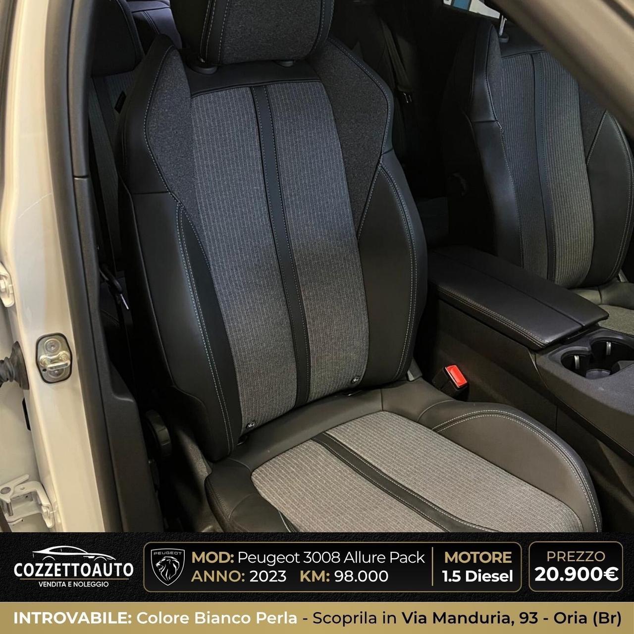 Peugeot 3008 Bianco Perla EAT8 Allure Pack