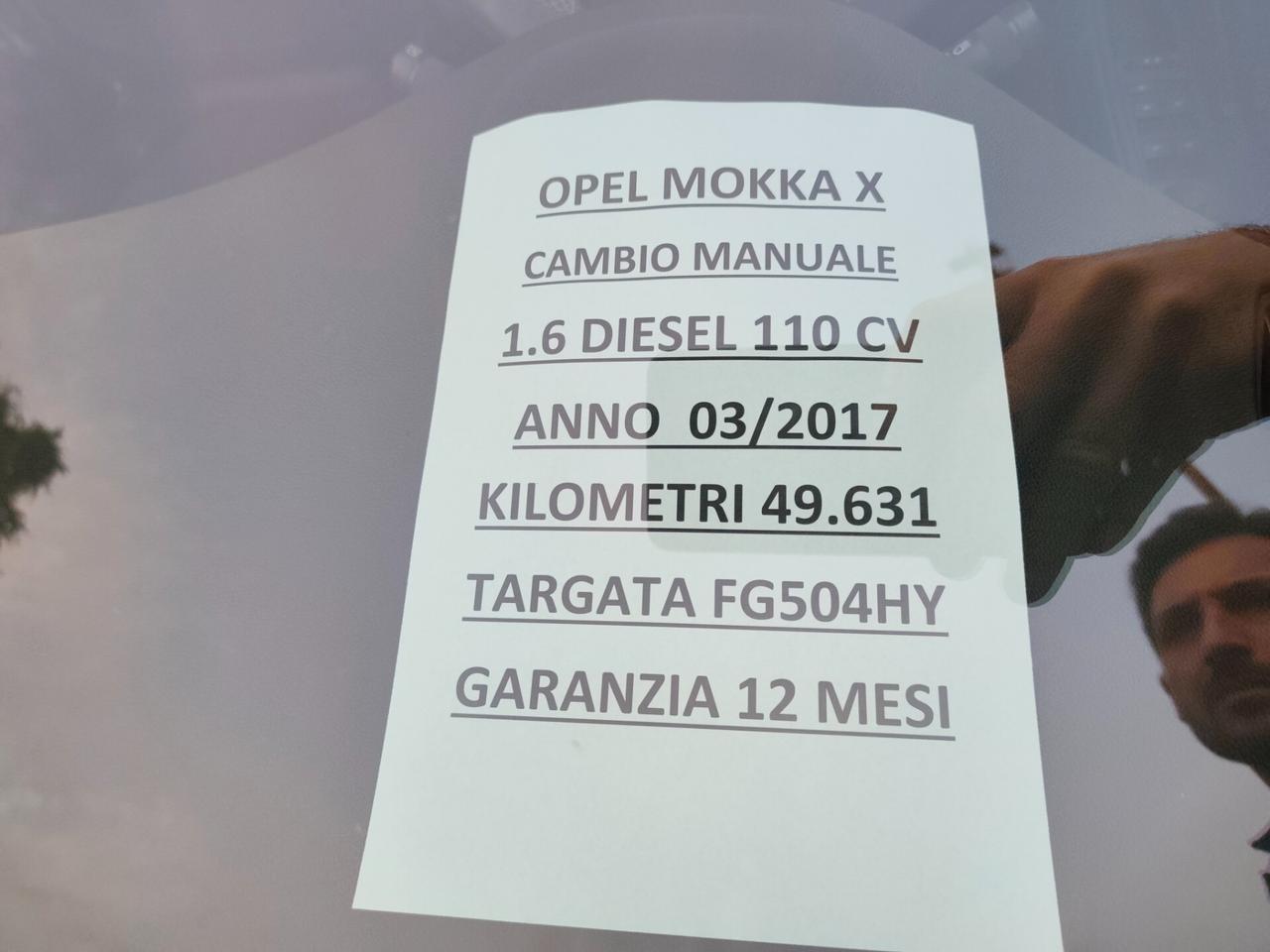 Opel Mokka X 1.6 CDTI 110cv km 49561