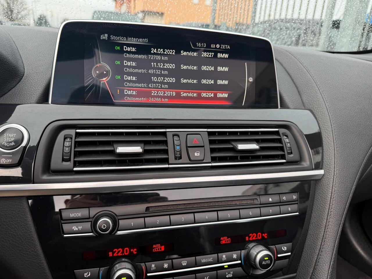 BMW 640 Cabrio xdrive KM CERTIFICATI