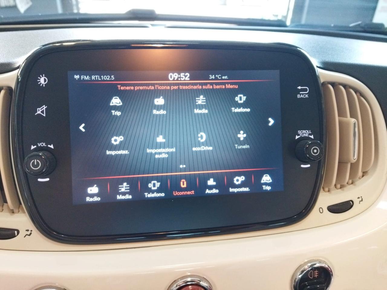Fiat 500 1.0 Hybrid 70 cv Lounge