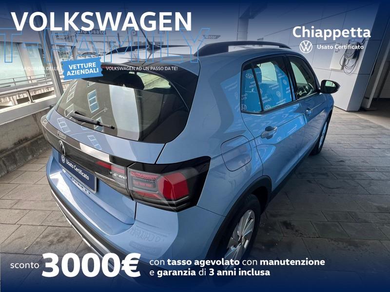 Volkswagen T-Cross 1.0 tsi life 95cv