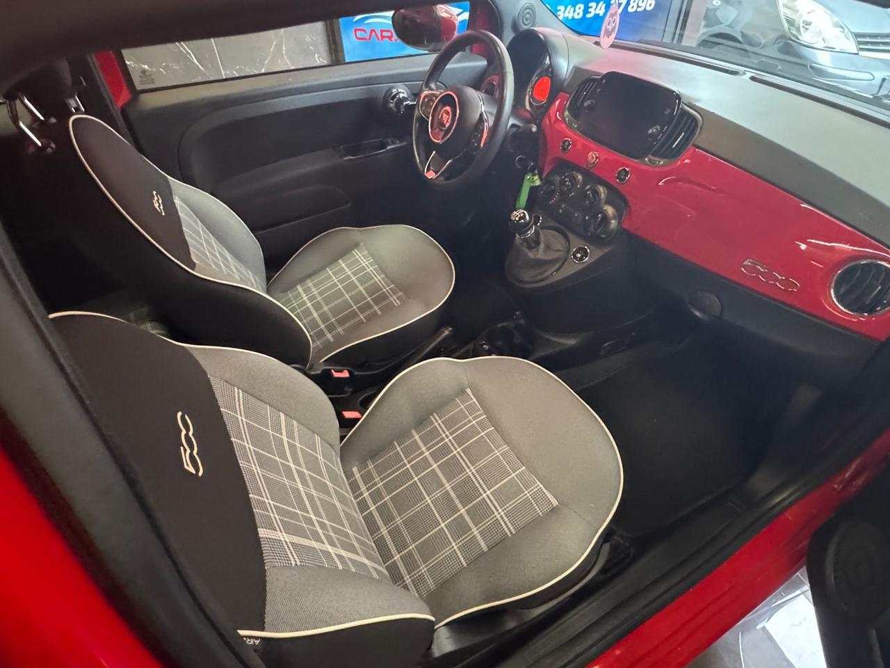 Fiat 500 1.0 Hybrid Red