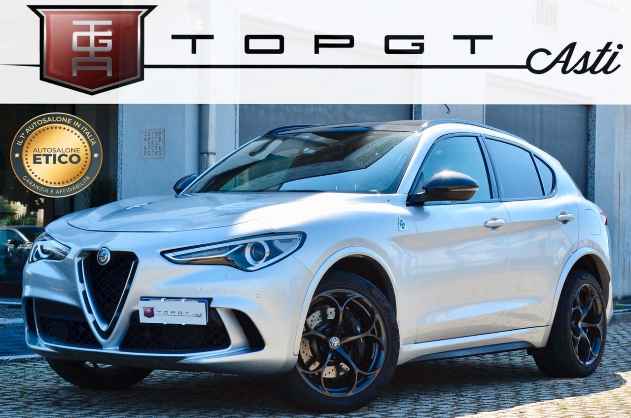 ALFA ROMEO STELVIO 2.9 BI-T V6 QUADRIFOGLIO Q4 510cv AUTO, IVA ESPOSTA, UFF ITALIANA, SERVICE DIMOSTRABILI, TETTO, HARMAN & KARDON, PERMUTE