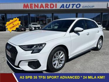 Audi A3 SPB 35 TFSI Sport Advanced 24 MILA KM