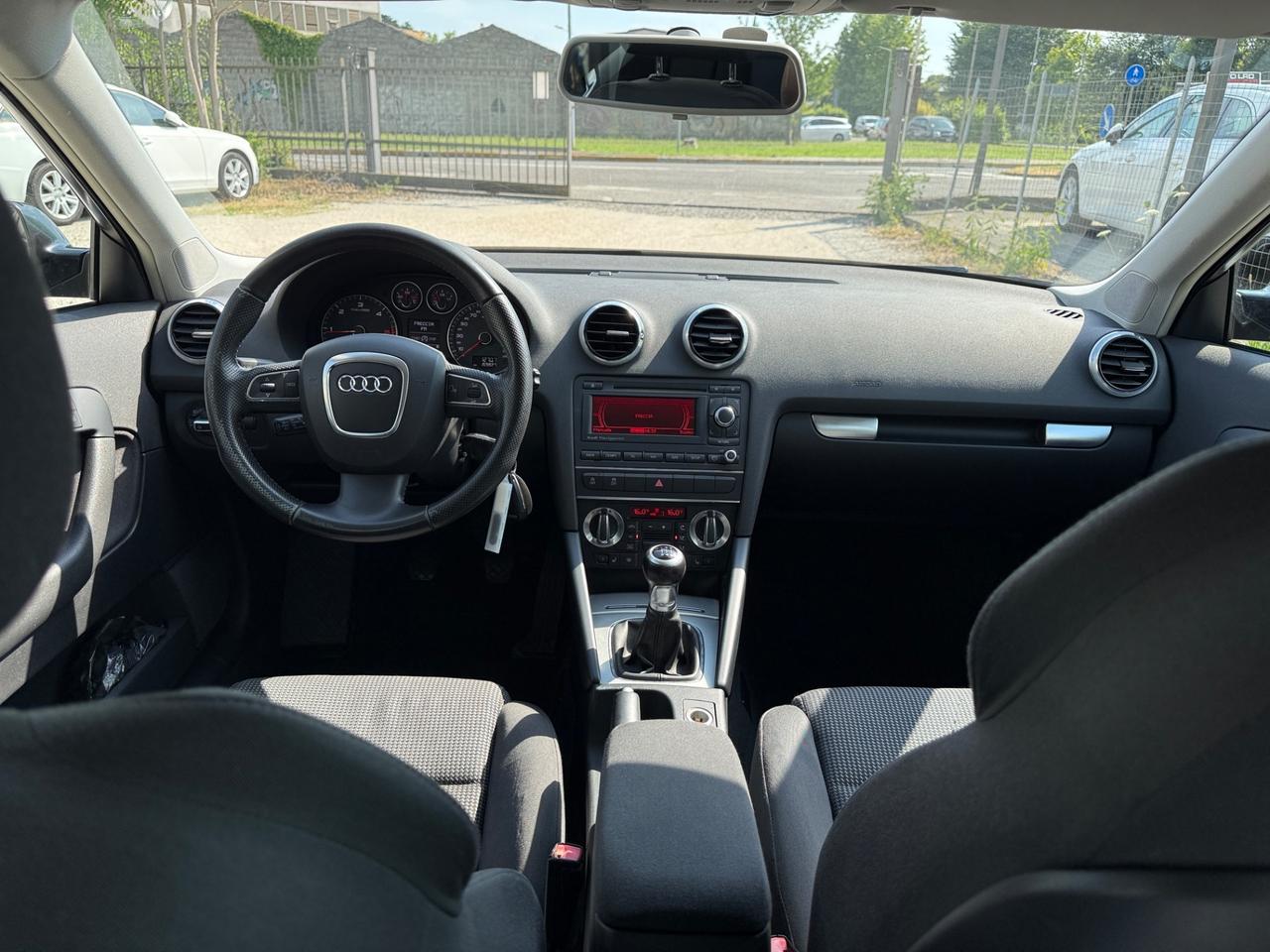 Audi A3 Sportback 2.0 tdi Ambition unico prop LED+NAVI+CERCHI