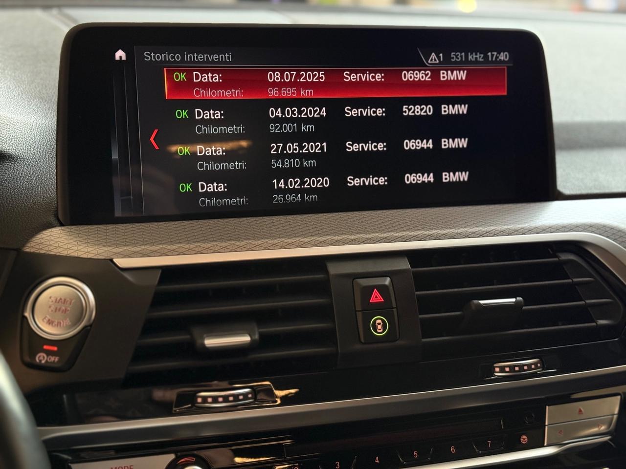 Bmw X4 xDrive20d Msport TAGLIANDI BMW