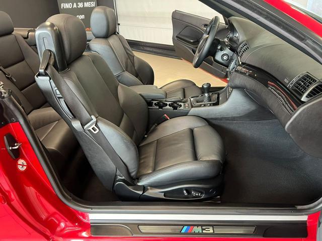 BMW M3 Cabrio 3.2 343CV MANUALE! ROSSA ORIGINALE !