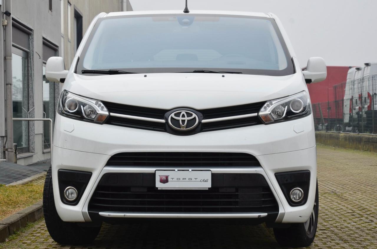 TOYOTA PROACE VERSO 2.0 LUXURY 177cv AT8, 8 POSTI, UNICOPR, SERVICE TOYOTA, UFF ITALIANA, TETTO, PELLE, PORTE ELETTRICHE, PERMUTE