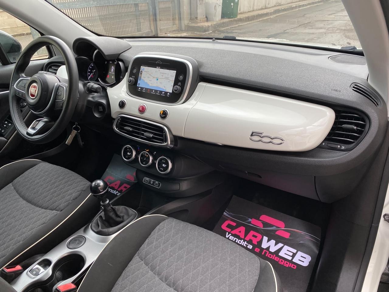 FIAT 500X CITY CROSS 1.3Mjt 95CV Led Navy CAM 2019
