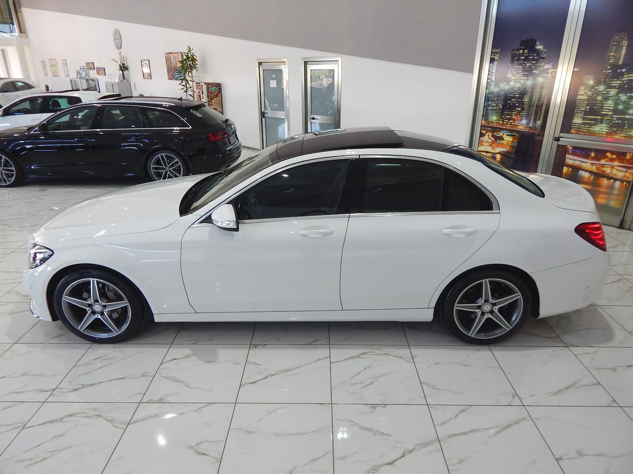 Mercedes-Benz C 220 d Premium AMG Aut. TETTO-NAVI-PELLE-PARK-XENON-LED