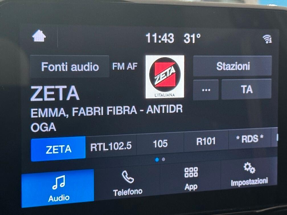 Ford Fiesta 1.5 ecoblue ST-Line 85cv Led App conn 17" Neopat